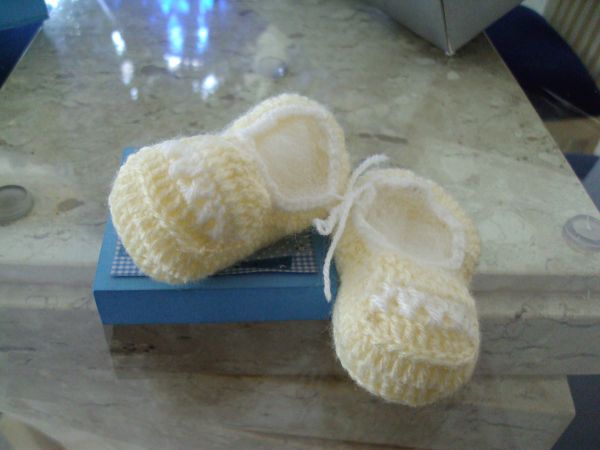 Sapato para Bebê em Croche
