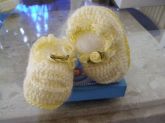 Sapato para Bebê em Croche