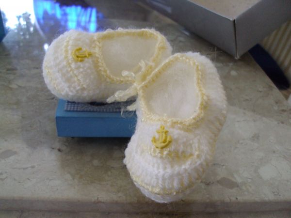Sapato para Bebê em Croche