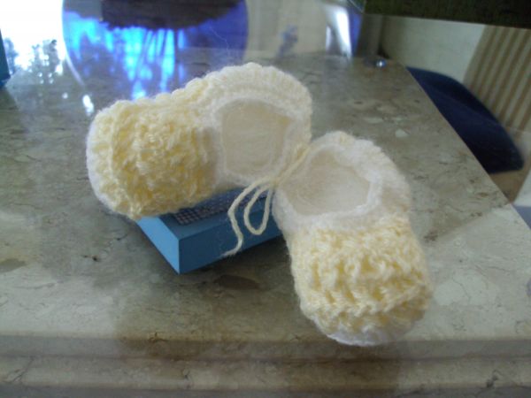 Sapato para Bebê em Croche