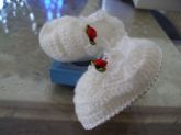Sapato para Bebê em Croche